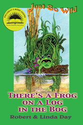 Frog On A Log In The Bog
